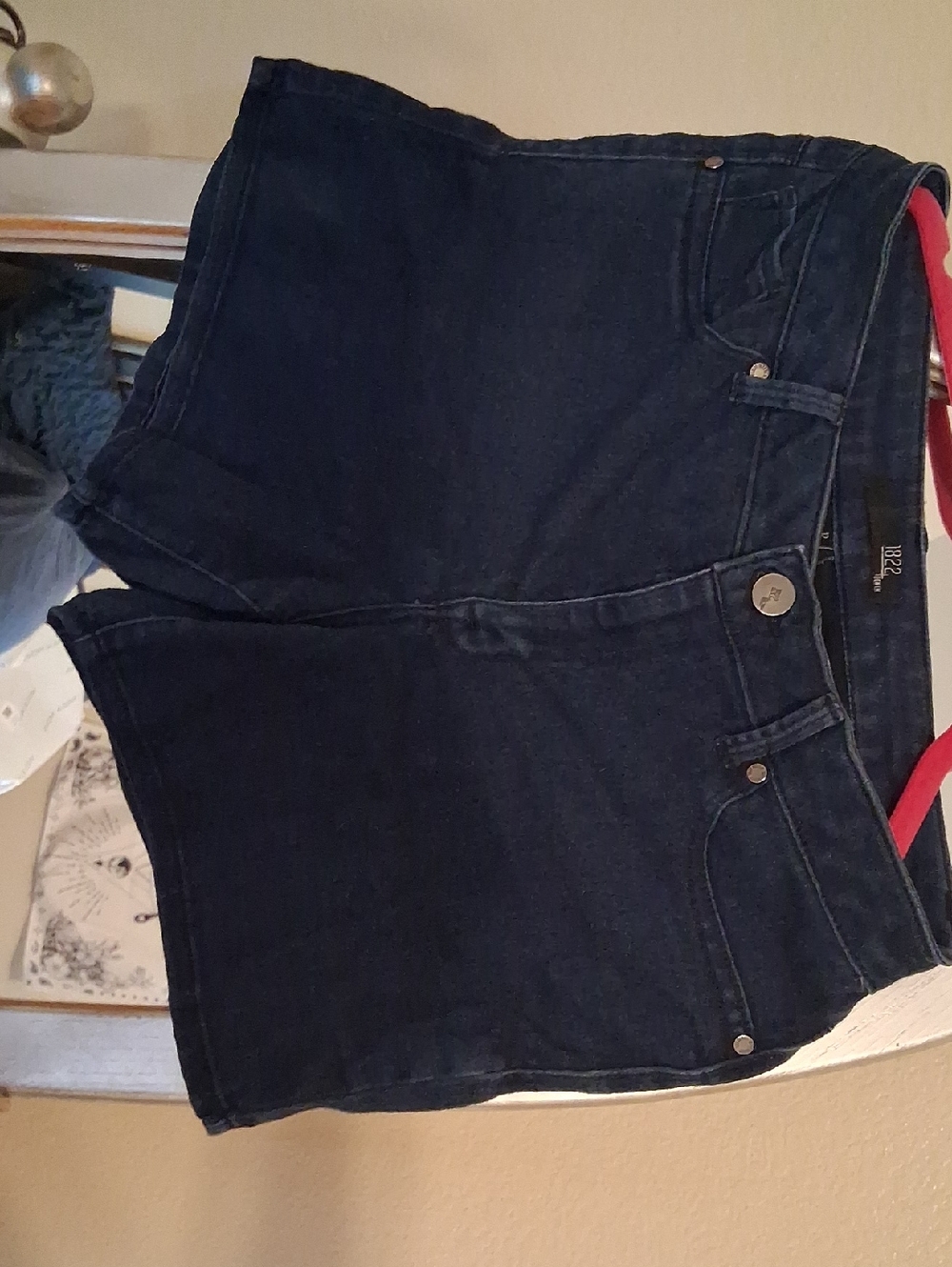 Dark Blue Women’s Denim Shorts -1822 Denim